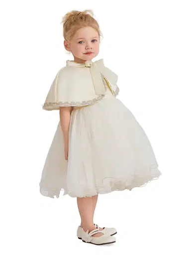 Tulleen Baby Girl's & Girl's Mirelda Dress - Cream 36 Months | Thumbnail 2 Tulleen Baby Girl's & Girl's Mirelda Dress - Cream 36 Months | Thumbnail 2