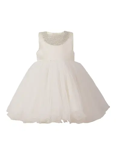 Tulleen Baby Girl's & Girl's Mirelda Dress - Cream 36 Months | Thumbnail 6 Tulleen Baby Girl's & Girl's Mirelda Dress - Cream 36 Months | Thumbnail 6
