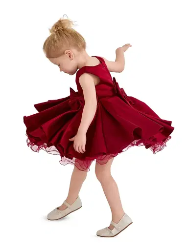 Tulleen Baby Girl's & Girl's Canyonelle Dress - Red 36 Months | Thumbnail 5 Tulleen Baby Girl's & Girl's Canyonelle Dress - Red 36 Months | Thumbnail 5