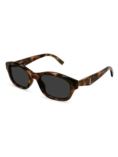 Saint Laurent Women's 57MM Rectangular Sunglasses - Brown Grey | Thumbnail 1 Saint Laurent Women's 57MM Rectangular Sunglasses - Brown Grey | Thumbnail 1