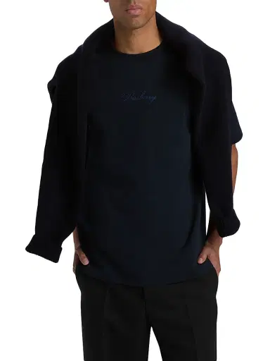 Burberry Men's Ryan Logo Cotton T-Shirt - Navy - Size XL | Thumbnail 3 Burberry Men's Ryan Logo Cotton T-Shirt - Navy - Size XL | Thumbnail 3