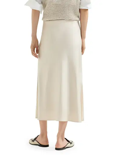 Brunello Cucinelli Women's Satin Cady Fluid Pencil Skirt - Silk | Thumbnail 3 Brunello Cucinelli Women's Satin Cady Fluid Pencil Skirt - Silk | Thumbnail 3