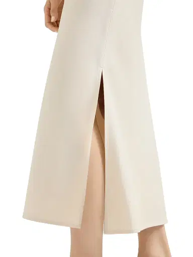 Brunello Cucinelli Women's Satin Cady Fluid Pencil Skirt - Silk | Thumbnail 4 Brunello Cucinelli Women's Satin Cady Fluid Pencil Skirt - Silk | Thumbnail 4
