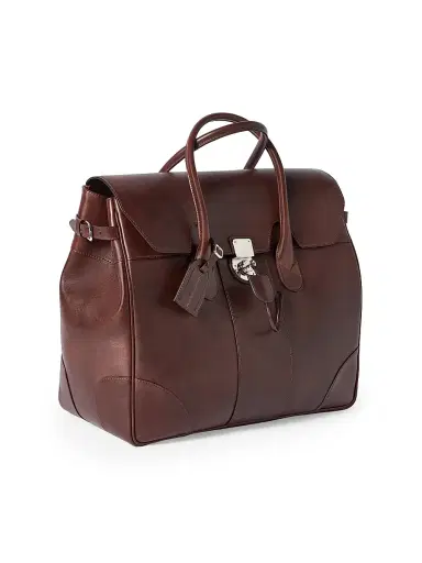 Brunello Cucinelli Men's Calfskin Boston Casual Bag | Thumbnail 3 Brunello Cucinelli Men's Calfskin Boston Casual Bag | Thumbnail 3