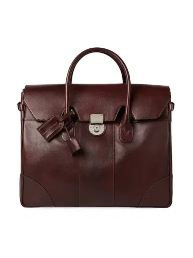 Brunello Cucinelli Men's Calfskin Boston Casual Bag | Thumbnail 1 Brunello Cucinelli Men's Calfskin Boston Casual Bag | Thumbnail 1