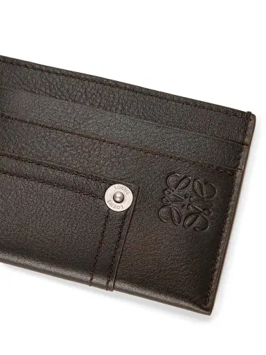 Loewe Men's Panta Leather Card Case - Vintage Brown | Thumbnail 4 Loewe Men's Panta Leather Card Case - Vintage Brown | Thumbnail 4