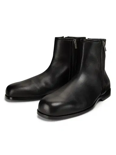 Loewe Men's Zip Leather Booties - Black | Thumbnail 2 Loewe Men's Zip Leather Booties - Black | Thumbnail 2