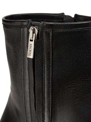 Loewe Men's Zip Leather Booties - Black | Thumbnail 5 Loewe Men's Zip Leather Booties - Black | Thumbnail 5