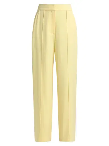 SIMKHAI Women's Kyra Wide-Leg Pants - Buttercream | Thumbnail 1 SIMKHAI Women's Kyra Wide-Leg Pants - Buttercream | Thumbnail 1