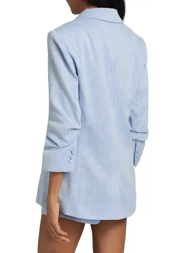 Cinq à Sept Women's Kylie Linen Suiting Single-Breasted Blazer | Thumbnail 5 Cinq à Sept Women's Kylie Linen Suiting Single-Breasted Blazer | Thumbnail 5