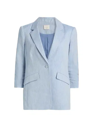 Cinq à Sept Women's Kylie Linen Suiting Single-Breasted Blazer | Thumbnail 1 Cinq à Sept Women's Kylie Linen Suiting Single-Breasted Blazer | Thumbnail 1