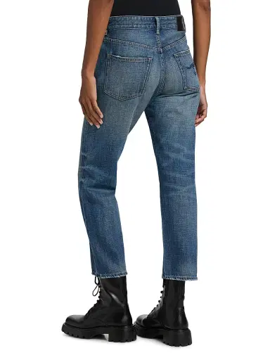 R13 Women's Romeo Whiskered Cropped Jeans | Thumbnail 5 R13 Women's Romeo Whiskered Cropped Jeans | Thumbnail 5