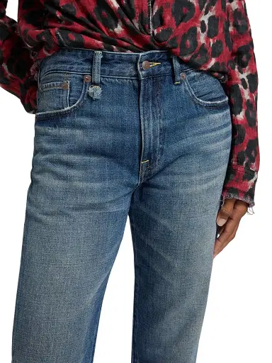 R13 Women's Romeo Whiskered Cropped Jeans | Thumbnail 6 R13 Women's Romeo Whiskered Cropped Jeans | Thumbnail 6