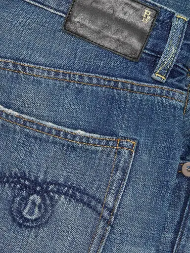 R13 Women's Romeo Whiskered Cropped Jeans | Thumbnail 7 R13 Women's Romeo Whiskered Cropped Jeans | Thumbnail 7