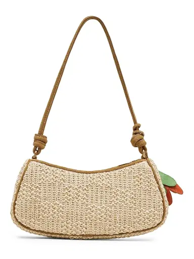 Marc Jacobs Women's Woven Charm Shoulder Bag - Natural | Thumbnail 3 Marc Jacobs Women's Woven Charm Shoulder Bag - Natural | Thumbnail 3
