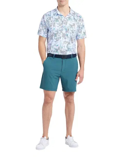 Robert Graham Men's Aster Solid Shorts - Mediterranean | Thumbnail 2 Robert Graham Men's Aster Solid Shorts - Mediterranean | Thumbnail 2