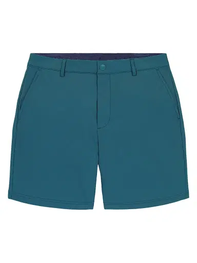 Robert Graham Men's Aster Solid Shorts - Mediterranean | Thumbnail 1 Robert Graham Men's Aster Solid Shorts - Mediterranean | Thumbnail 1