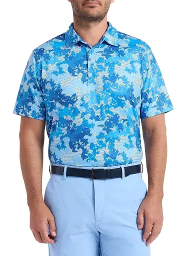 Robert Graham Men's Parkston Camouflage Polo Shirt - Light Blue | Thumbnail 3 Robert Graham Men's Parkston Camouflage Polo Shirt - Light Blue | Thumbnail 3