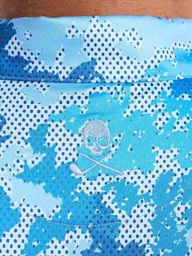 Robert Graham Men's Parkston Camouflage Polo Shirt - Light Blue | Thumbnail 6 Robert Graham Men's Parkston Camouflage Polo Shirt - Light Blue | Thumbnail 6