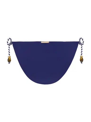 Milly Women's Side-Tie Bikini Bottom - Navy Multi - Size Small | Thumbnail 3 Milly Women's Side-Tie Bikini Bottom - Navy Multi - Size Small | Thumbnail 3