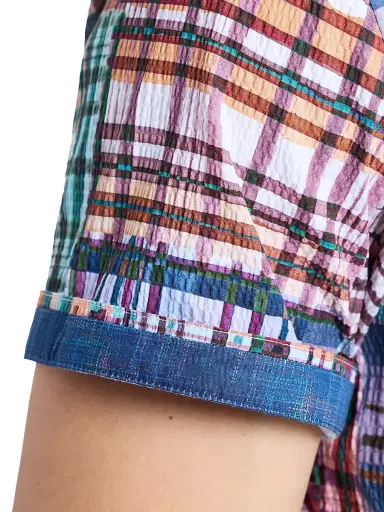 Robert Graham Men's Murdoch Plaid Cotton Short-Sleeve Shirt | Thumbnail 6 Robert Graham Men's Murdoch Plaid Cotton Short-Sleeve Shirt | Thumbnail 6