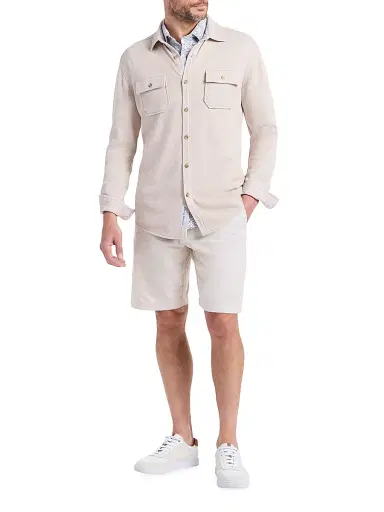 Robert Graham Men's Eastling Utility Knit Shirt Jacket | Thumbnail 2 Robert Graham Men's Eastling Utility Knit Shirt Jacket | Thumbnail 2