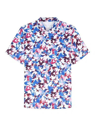 Robert Graham Men's Bartlow Knit Polo Shirt | Thumbnail 1 Robert Graham Men's Bartlow Knit Polo Shirt | Thumbnail 1