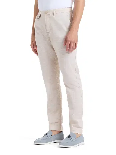 Robert Graham Men's Dixton Cotton-Linen Pants - Sand | Thumbnail 4 Robert Graham Men's Dixton Cotton-Linen Pants - Sand | Thumbnail 4