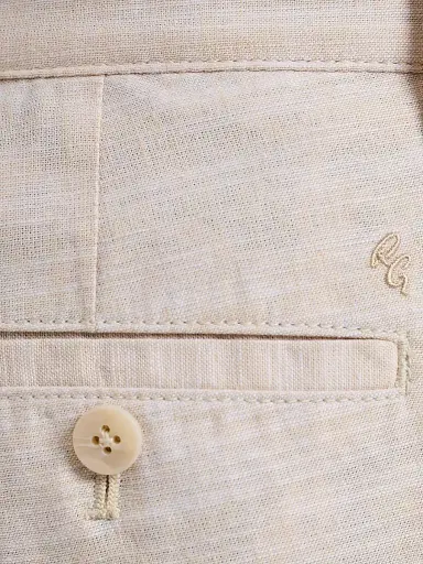 Robert Graham Men's Dixton Cotton-Linen Pants - Sand | Thumbnail 7 Robert Graham Men's Dixton Cotton-Linen Pants - Sand | Thumbnail 7