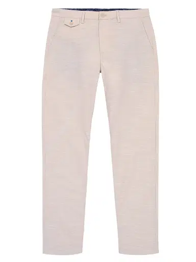 Robert Graham Men's Dixton Cotton-Linen Pants - Sand | Thumbnail 1 Robert Graham Men's Dixton Cotton-Linen Pants - Sand | Thumbnail 1