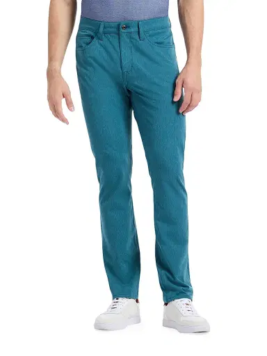 Robert Graham Men's Grady Five-Pocket Woven Pants - Dark Teal - Size 40 | Thumbnail 3 Robert Graham Men's Grady Five-Pocket Woven Pants - Dark Teal - Size 40 | Thumbnail 3