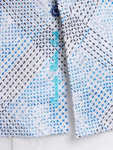 Robert Graham Men's Shillibeer Grid Print Shirt | Thumbnail 6 Robert Graham Men's Shillibeer Grid Print Shirt | Thumbnail 6