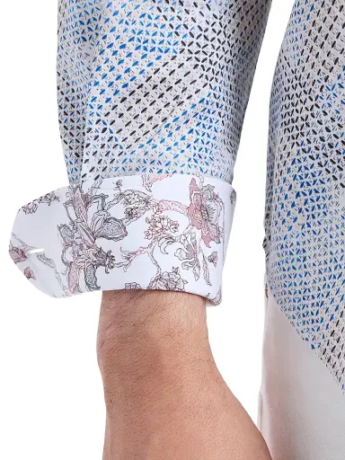 Robert Graham Men's Shillibeer Grid Print Shirt | Thumbnail 7 Robert Graham Men's Shillibeer Grid Print Shirt | Thumbnail 7