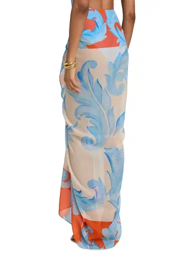 Milly Women's Canopee Graphic Sarong - Orange Multi | Thumbnail 4 Milly Women's Canopee Graphic Sarong - Orange Multi | Thumbnail 4