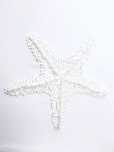 Milly Women's Starfish Sequined One-Piece Swimsuit - White | Thumbnail 7 Milly Women's Starfish Sequined One-Piece Swimsuit - White | Thumbnail 7