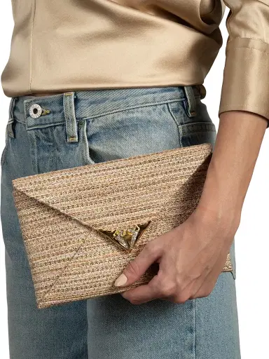 ALEXIS BITTAR Women's Tweed Envelope Clutch | Thumbnail 2 ALEXIS BITTAR Women's Tweed Envelope Clutch | Thumbnail 2
