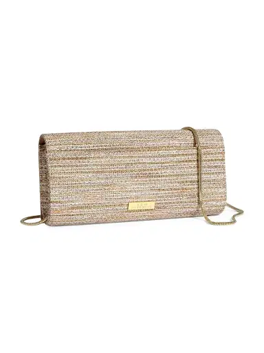 Alexis Bittar Women's Crystal Curve Tweed Clutch - Sunset Blush | Thumbnail 5 Alexis Bittar Women's Crystal Curve Tweed Clutch - Sunset Blush | Thumbnail 5