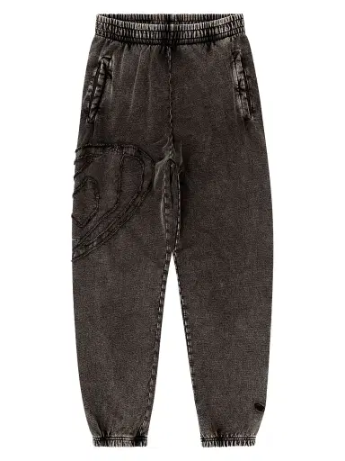 Diesel Men's Marky Denim-Effect Cotton Fleece Sweatpants - Black - Size XXL | Thumbnail 1 Diesel Men's Marky Denim-Effect Cotton Fleece Sweatpants - Black - Size XXL | Thumbnail 1