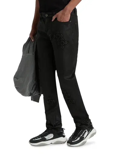 Ksubi Men's Chitch Backstage Stardom Embroidered Jeans - Black - Size 38 | Thumbnail 4 Ksubi Men's Chitch Backstage Stardom Embroidered Jeans - Black - Size 38 | Thumbnail 4