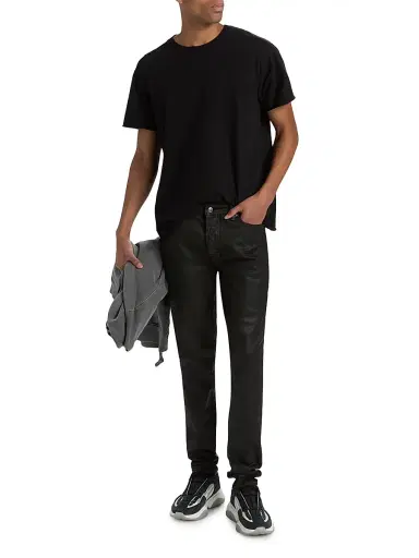 Ksubi Men's Van Winkle Main Stage Patch-Flap Jeans - Black | Thumbnail 2 Ksubi Men's Van Winkle Main Stage Patch-Flap Jeans - Black | Thumbnail 2