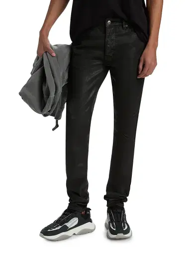 Ksubi Men's Van Winkle Main Stage Patch-Flap Jeans - Black | Thumbnail 3 Ksubi Men's Van Winkle Main Stage Patch-Flap Jeans - Black | Thumbnail 3