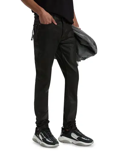Ksubi Men's Van Winkle Main Stage Patch-Flap Jeans - Black | Thumbnail 4 Ksubi Men's Van Winkle Main Stage Patch-Flap Jeans - Black | Thumbnail 4
