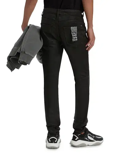 Ksubi Men's Van Winkle Main Stage Patch-Flap Jeans - Black | Thumbnail 5 Ksubi Men's Van Winkle Main Stage Patch-Flap Jeans - Black | Thumbnail 5