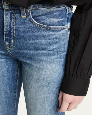 Nili Lotan Mid-Rise Bootcut Crop Jeans | Thumbnail 6 Nili Lotan Mid-Rise Bootcut Crop Jeans | Thumbnail 6