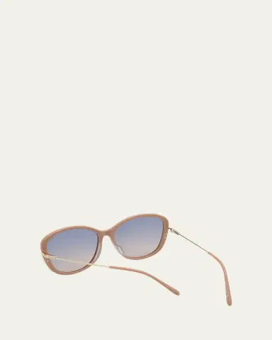 Chloé Gradient Round Acetate Sunglasses | Thumbnail 3 Chloé Gradient Round Acetate Sunglasses | Thumbnail 3