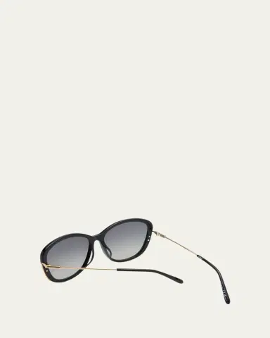 Chloé Gradient Round Acetate Sunglasses | Thumbnail 8 Chloé Gradient Round Acetate Sunglasses | Thumbnail 8