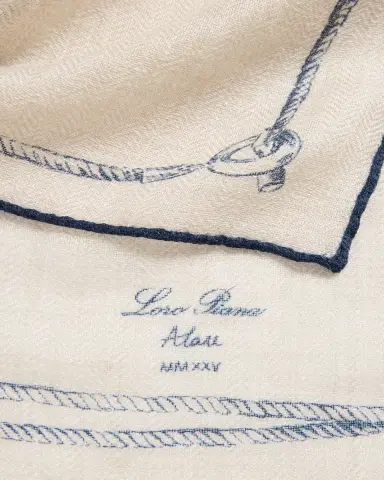Loro Piana Men's Alare Cashmere and Silk Foulard | Thumbnail 4 Loro Piana Men's Alare Cashmere and Silk Foulard | Thumbnail 4