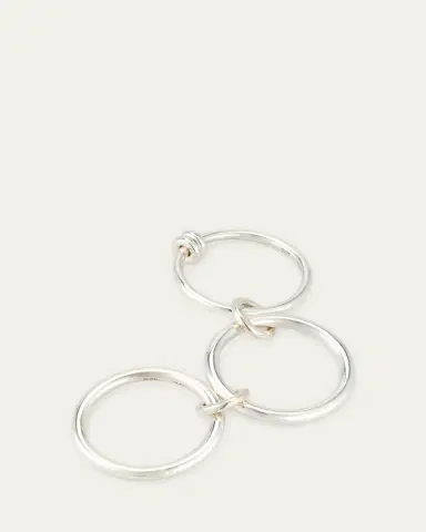 Spinelli Kilcollin Three Link Ring with Connectors in Sterling Silver | Thumbnail 4 Spinelli Kilcollin Three Link Ring with Connectors in Sterling Silver | Thumbnail 4