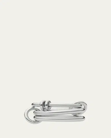 Spinelli Kilcollin Three Link Ring with Connectors in Sterling Silver | Thumbnail 5 Spinelli Kilcollin Three Link Ring with Connectors in Sterling Silver | Thumbnail 5