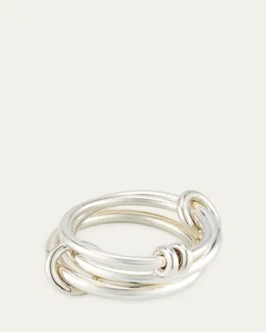 Spinelli Kilcollin Three Link Ring with Connectors in Sterling Silver | Thumbnail 9 Spinelli Kilcollin Three Link Ring with Connectors in Sterling Silver | Thumbnail 9